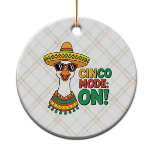 Cinco Mode On Ceramic Ornament Silly Goose Cinco De Mayo Fiesta TS14 1pc Christmas Plaid Print Your Wear