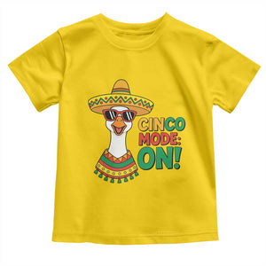 Cinco Mode On Toddler T Shirt Silly Goose Cinco De Mayo Fiesta TS14 Daisy Print Your Wear