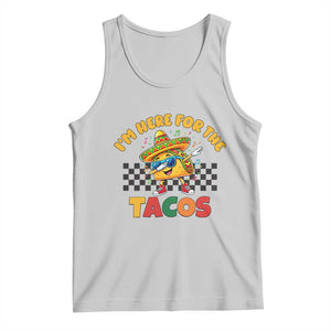 I'm Just Here for the Tacos Tank Top Funny Mexican Food TS14 Ash Print Your Wear