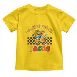 I'm Just Here for the Tacos Toddler T Shirt Funny Mexican Food TS14 Daisy Print Your Wear