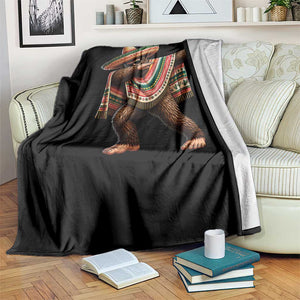 Funny Bigfoot Dabbing Cinco De Mayo Fiesta Throw Blanket TS14 Print Your Wear