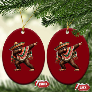 Funny Bigfoot Dabbing Cinco De Mayo Fiesta Ceramic Ornament TS14 Print Your Wear