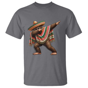 Funny Bigfoot Dabbing Cinco De Mayo Fiesta T Shirt TS14 Charcoal Print Your Wear