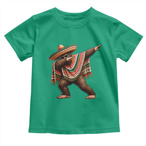 Funny Bigfoot Dabbing Cinco De Mayo Fiesta Toddler T Shirt TS14 Irish Green Print Your Wear