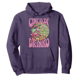 Cinco De Drinko Margarita Hoodie Funny Flamingo Fiesta TS14 Purple Print Your Wear