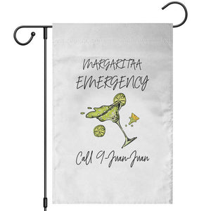 Margarita Emergency Mexican Fiesta Garden Flag Funny Cinco de Mayo TS14 White Print Your Wear