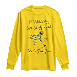 Margarita Emergency Mexican Fiesta Long Sleeve Shirt Funny Cinco de Mayo TS14 Daisy Print Your Wear