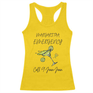Margarita Emergency Mexican Fiesta Racerback Tank Top Funny Cinco de Mayo TS14 Daisy Print Your Wear