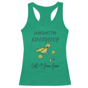 Margarita Emergency Mexican Fiesta Racerback Tank Top Funny Cinco de Mayo TS14 Irish Green Print Your Wear