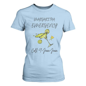 Margarita Emergency Mexican Fiesta T Shirt For Women Funny Cinco de Mayo TS14 Light Blue Print Your Wear