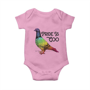 Pride Is Coo Pigeon Baby Onesie Funny LGBTQ Pride Month TS14 Light Pink Print Your Wear