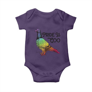 Pride Is Coo Pigeon Baby Onesie Funny LGBTQ Pride Month TS14 Purple Print Your Wear