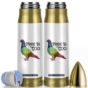 Pride Is Coo Pigeon Bullet Tumbler Funny LGBTQ Pride Month TS14 White Print Your Wear