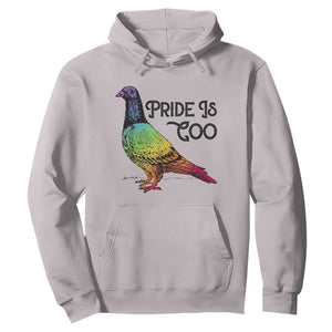 Pride Is Coo Pigeon Hoodie Funny LGBTQ Pride Month TS14 Ice Gray Print Your Wear