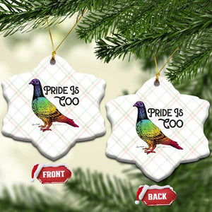 Pride Is Coo Pigeon Ceramic Ornament Funny LGBTQ Pride Month TS14 Print Your Wear
