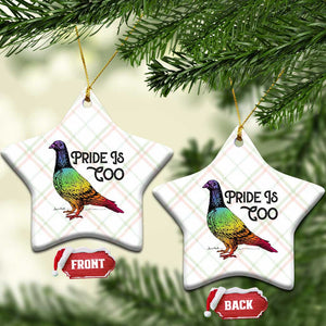 Pride Is Coo Pigeon Ceramic Ornament Funny LGBTQ Pride Month TS14 Print Your Wear