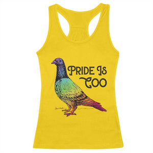 Pride Is Coo Pigeon Racerback Tank Top Funny LGBTQ Pride Month TS14 Daisy Print Your Wear