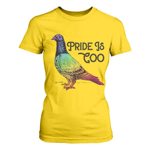 Pride Is Coo Pigeon T Shirt For Women Funny LGBTQ Pride Month TS14 Daisy Print Your Wear