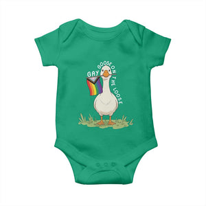 Silly Goose LGBTQ Rainbow Baby Onesie Funny Gay Pride Month
