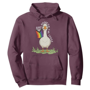 Silly Goose LGBTQ Rainbow Hoodie Funny Gay Pride Month