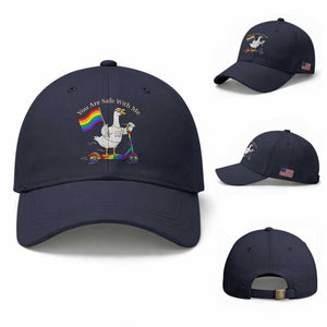 You Are Safe With Me Baseball Cap LGBTQ Pride Goose Rainbow