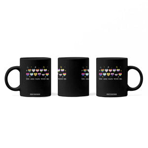 You Are Safe With Me Coffee Mug LGBTQ Support Rainbow Flags Ally TS14 Print Your Wear