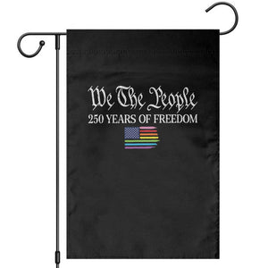 We The People Means Everyone Garden Flag LGBTQ Gay Pride Rainbow Flags TS14 Black Print Your Wear