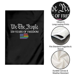 We The People Means Everyone Garden Flag LGBTQ Gay Pride Rainbow Flags TS14 Print Your Wear