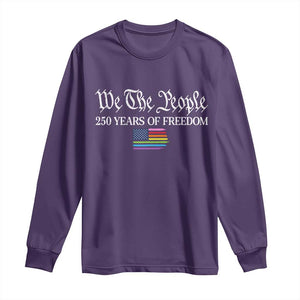 We The People Means Everyone Long Sleeve Shirt LGBTQ Gay Pride Rainbow Flags TS14 Purple Print Your Wear