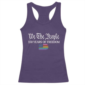 We The People Means Everyone Racerback Tank Top LGBTQ Gay Pride Rainbow Flags TS14 Purple Print Your Wear