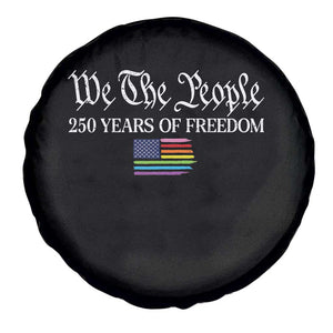 We The People Means Everyone Spare Tire Cover LGBTQ Gay Pride Rainbow Flags TS14 Print Your Wear