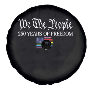 We The People Means Everyone Spare Tire Cover LGBTQ Gay Pride Rainbow Flags TS14 Print Your Wear