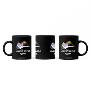 Silly Goose LGBTQ Rainbow Coffee Mug Honk If You're Proud