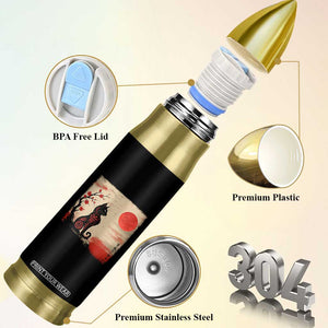 Kawaii Anime Cat Japanese Cherry Blossom Bullet Tumbler TS14 Print Your Wear