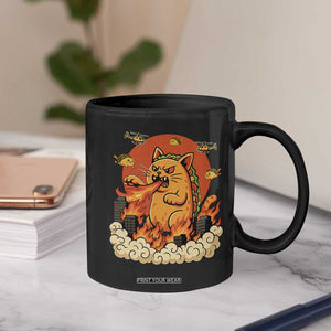 Tacocat Monster Coffee Mug Funny Cats Taco Lovers TS14 Print Your Wear