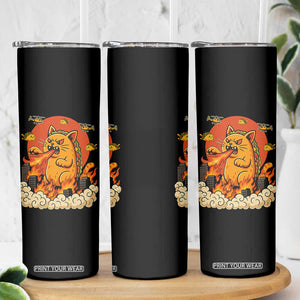 Tacocat Monster Skinny Tumbler Funny Cats Taco Lovers TS14 Print Your Wear