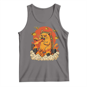 Tacocat Monster Tank Top Funny Cats Taco Lovers TS14 Deep Heather Print Your Wear