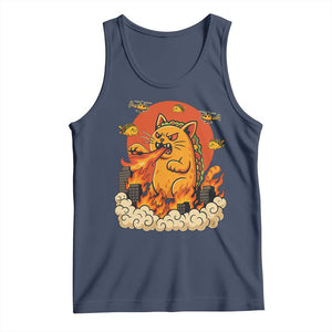 Tacocat Monster Tank Top Funny Cats Taco Lovers TS14 Navy Print Your Wear