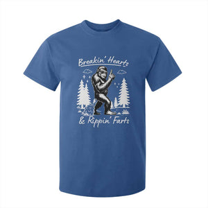 Funny Bigfoot Sasquatch T Shirt For Kid Breakin Hearts And Rippin Farts TS14 Royal Blue Print Your Wear