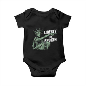 Funny Basketball Point God Liberty Meme Baby Onesie Has Spoken Patriotic USA TS14 Black Print Your Wear