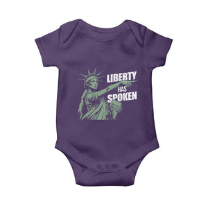 Funny Basketball Point God Liberty Meme Baby Onesie Has Spoken Patriotic USA TS14 Purple Print Your Wear