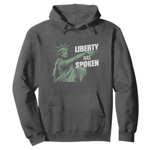 Funny Basketball Point God Liberty Meme Hoodie Has Spoken Patriotic USA TS14 Dark Heather Print Your Wear
