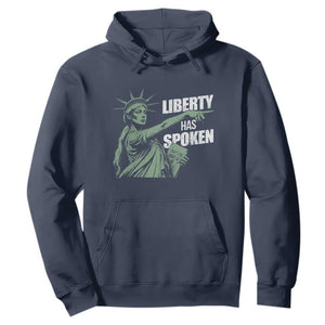 Funny Basketball Point God Liberty Meme Hoodie Has Spoken Patriotic USA TS14 Navy Print Your Wear