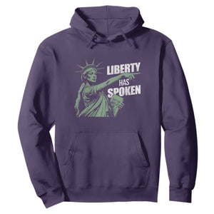 Funny Basketball Point God Liberty Meme Hoodie Has Spoken Patriotic USA TS14 Purple Print Your Wear