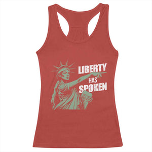 Funny Basketball Point God Liberty Meme Racerback Tank Top Has Spoken Patriotic USA TS14 Red Print Your Wear