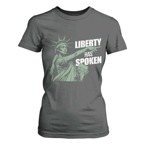 Funny Basketball Point God Liberty Meme T Shirt For Women Has Spoken Patriotic USA TS14 Dark Heather Print Your Wear