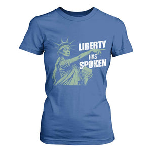 Funny Basketball Point God Liberty Meme T Shirt For Women Has Spoken Patriotic USA TS14 Royal Blue Print Your Wear
