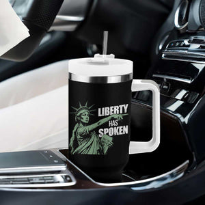 Funny Basketball Point God Liberty Meme Tumbler With Handle Has Spoken Patriotic USA TS14 Print Your Wear