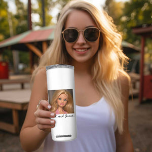 Ya'll Need Jesus Disgusted Face Christian Funny Skinny Tumbler TS14 Print Your Wear