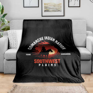 Comanche Native American Indian Chief Respect Throw Blanket TS14 Print Your Wear